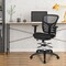 Mesh Nylon Drafting Office Chair with Adjustable Footrest and Ergonomic Support